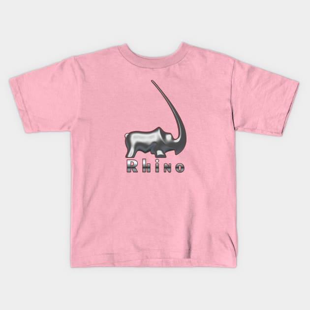 The rhino Kids T-Shirt by Sergey86